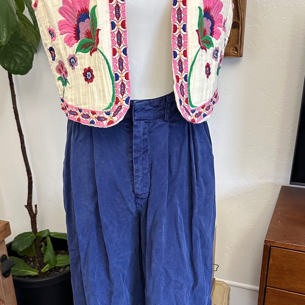 Royal blue palazzo pants